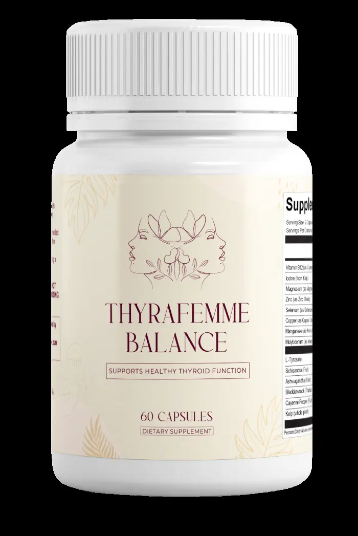 Thyrafemme Balance 1 Bottle - Starter Pack for Thyroid Support